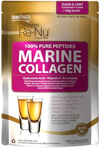 SkinPep® Collagen Re-Nu Liquid Shot Sachet 15-30 Day Supply - The Anti-Ageing Daily Collagen Drink Mix