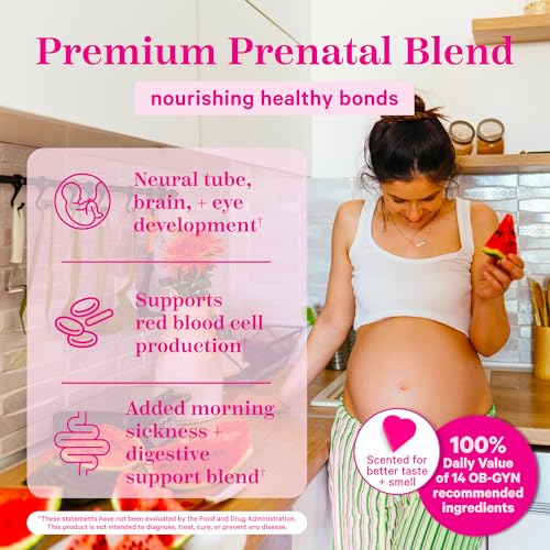 Pink Stork Premium Prenatal Vitamins for Women with Organic Whole-Food Ingredients