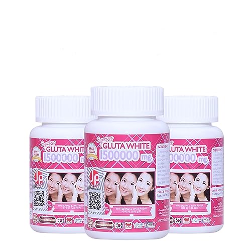 Supreme Gluta White 1500000mg for Skin Lightening, Skin Moisturizer, Collagen Stimulator Healthy