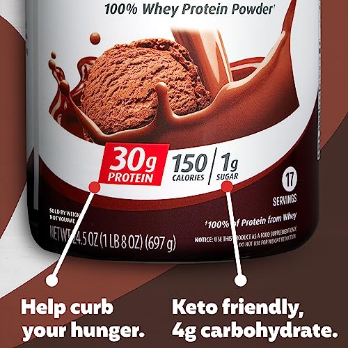 Premier Protein Powder, Chocolate Milkshake, 30g Protein, 1g Sugar, 100% Whey Protein