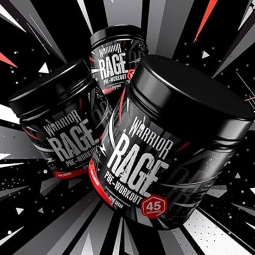 Warrior, Rage - Pre-workout Powder - 392g - Energy Drink Supplement with Vitamin C