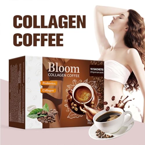 Bloom Collagen Coffee, Collagen Coffee from Japan, Bloom Coffee Collagen