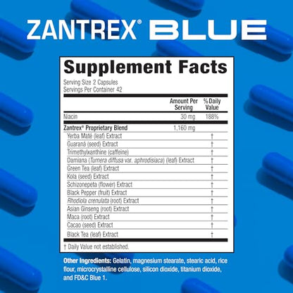 Zantrex Blue - Weight Loss Supplement Pills - Weight Loss Pills - Weightloss Pills - Dietary Supplements