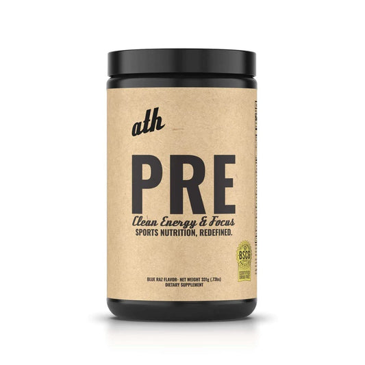 ATH PRE, Natural Plant Based Pre Workout, Low Caffeine, Low Stim, Pump, Clean Ingredients