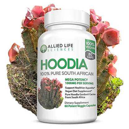 Hoodia Gordonii - Natural Vegan Appetite Suppressant Pills. Stimulant Free Unlike Most Diet Pills