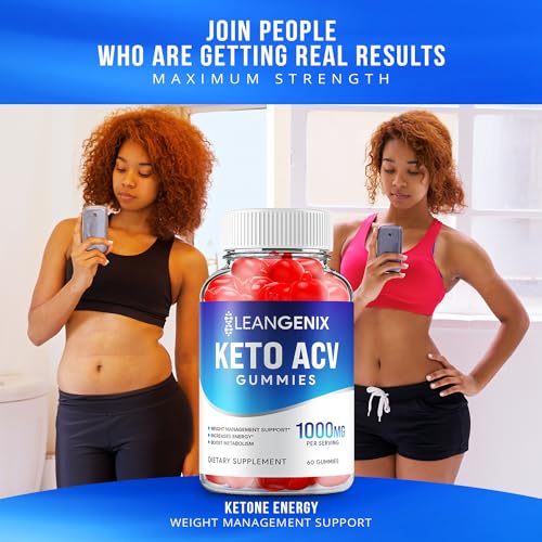 (2 Pack) LeanGenix Keto ACV Gummies - Official - Keto Lean Genix ACV Advanced Formula