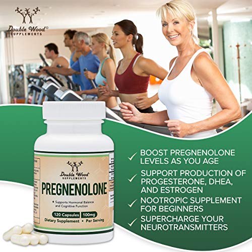 Pregnenolone 100mg per Serving (Converted to Progesterone to Boost Progesterone