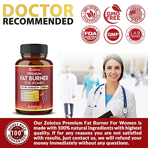 Premium Weight Loss Pills for Women, 2 Months Supply, The Best Belly Fat Burners