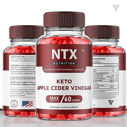 (2 Pack) NTX Keto Gummies for Weight Loss, NTX Keto ACV Gummies Advanced Weight