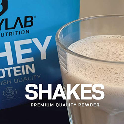 Bodylab24 Whey Protein Powder Milk Chocolate 1kg, Protein-Shake for Your Workout