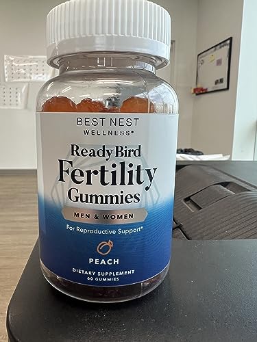 Best Nest Wellness Ready Bird Fertility Gummy Vitamins, Prenatal Multivitamin Gummies