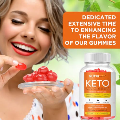 Keto ACV Gummy for Advanced Weight Loss & Rapid Belly Fat Burn - Sugar Gluten Free Pro