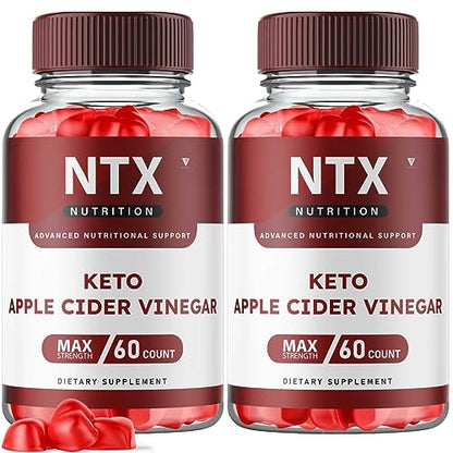 (2 Pack) NTX Keto Gummies for Weight Loss, NTX Keto ACV Gummies Advanced Weight Loss