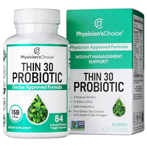 Physician's CHOICE Probiotics for Weight Management & Bloating- 6 Probiotic 