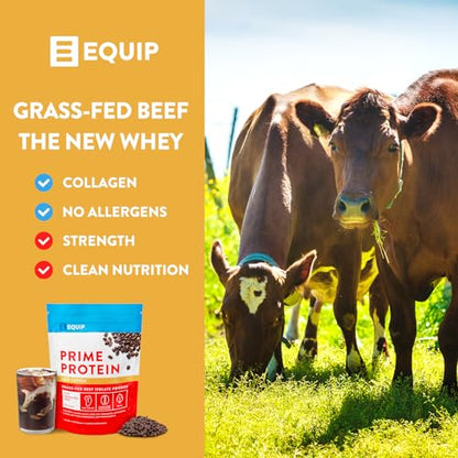 Equip Foods Prime Protein - Grass Fed Beef Protein Powder Isolate - Paleo and Keto