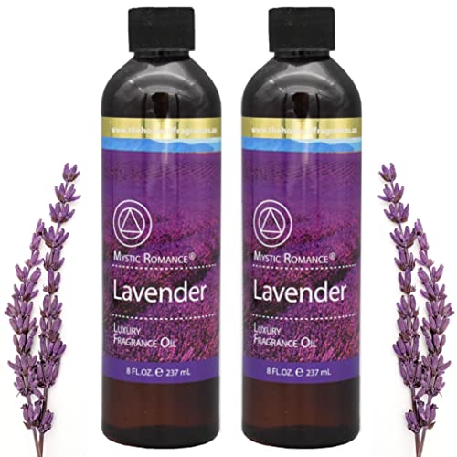 2 X Lavender Scent Fragrance Oil Burner Warmer Air Diffuser Aromatherapy Spa 8oz