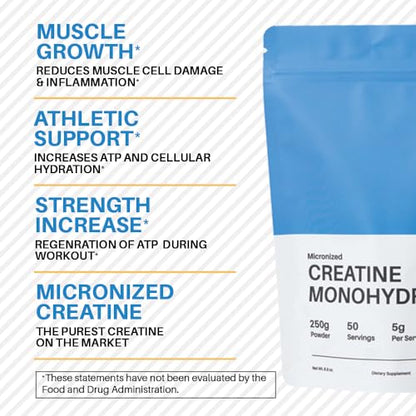 Donson Creatine Monohydrate for Women Booty Gain – 8.8oz Creatine Powder