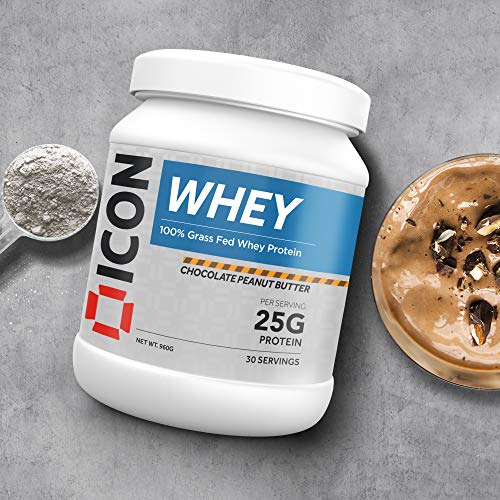 ICON Nutrition Whey Protein Powder 960g, 30 Servings - Chocolate Peanut Butter