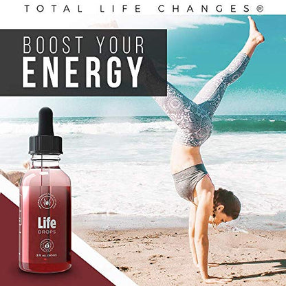 TLC IASO Life Drops Energy Booster - Cellular Metabolism Energy Supplement, Vitamin B12