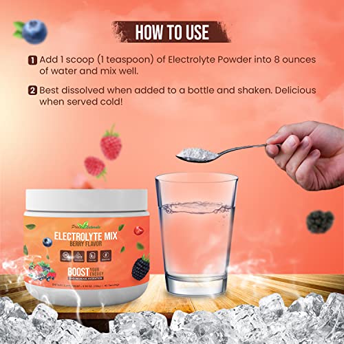 Electrolyte Powder - Refreshing Workout Recovery Electrolytes, Sugar Free, Gluten Free