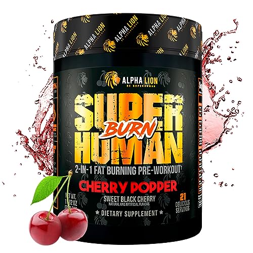 ALPHA LION Superhuman Burn 2-in-1 Metabolism Booster Pre Workout