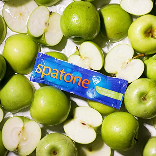 Spatone Natural Liquid Iron Supplement, Apple Flavour With Vitamin C (28 Sachets)