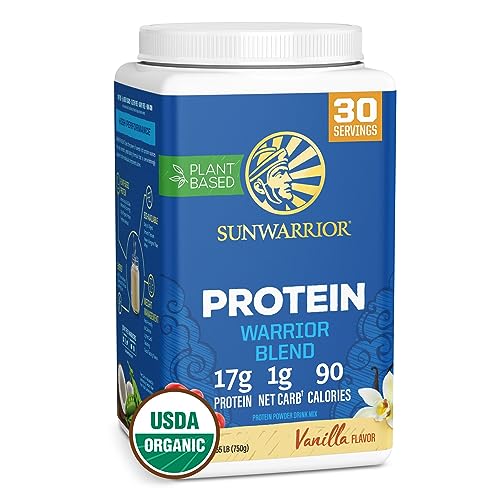 Sunwarrior Vegan Protein Powder Organic Plant-Based Protein | BCAA Amino Acids Hemp 