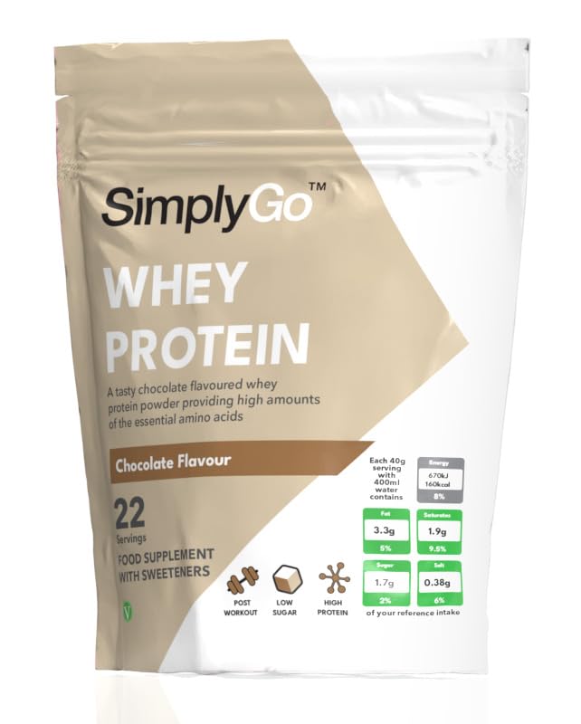 SimplyGo Whey Protein 900g Chocolate Flavour Success