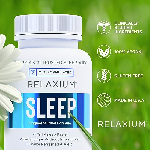 Relaxium Sleep Aid, 30-Day Supply, Dietary Supplement, Better Sleep, Magnesium