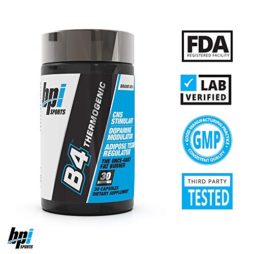 BPI Sports B4 – Extra-Strength Fat Burner – Keto-Friendly – Appetite Suppressant – Caffeine