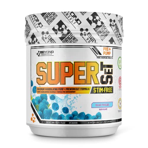 Beyond Yourself SuperSET Stim-Free | Insane Caffeine Stimulant Free Pre-Workout Formula