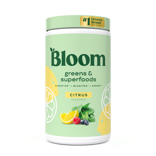 Bloom Nutrition Greens and Superfoods Powder for Digestive Health, Greens Powder