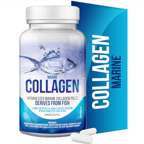 Marine Collagen Peptides Supplements for Men & Women - Collagen Pills