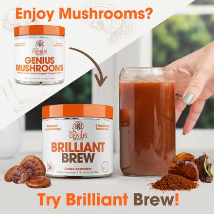 Genius Mushroom - Lions Mane, Cordyceps and Reishi - Immune System Booster