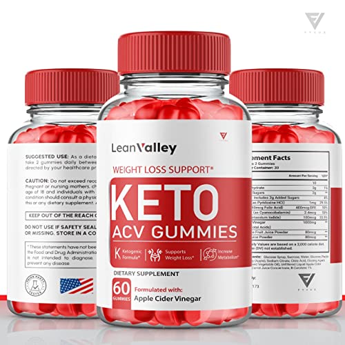 (2 Pack) Lean Valley Keto ACV Gummies Advanced Weight Loss Formula - Lean Valley