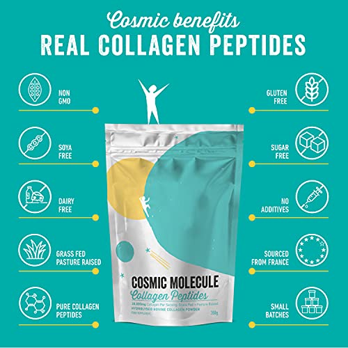 Cosmic Molecule UK's 1st 20,000mg Collagen Peptides Powder 350G (up to 35 Servings)