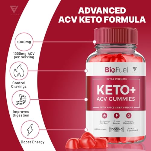 (3 Pack) Biofuel Keto ACV Gummies, Biofuel Keto ACV Gummies Advanced Weight Loss