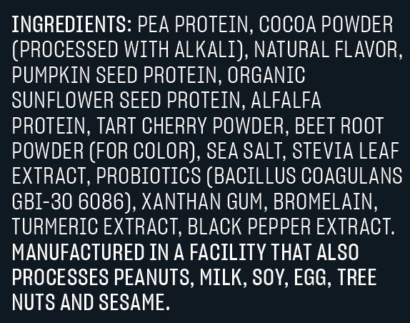 Vega Sport Premium Vegan Protein Powder, Chocolate - 30g Plant Based Protein, 5g BCAA