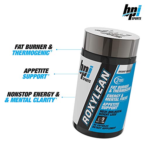 BPI Sports -Roxylean Extreme Fat Burner & Weight Loss Supplement, 60Count