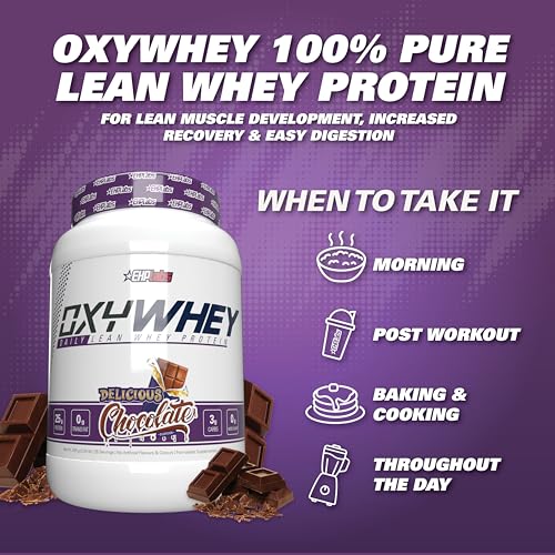 EHPlabs OxyWhey Whey Protein Isolate Powder - 25g of Whey Isolate Protein Powder