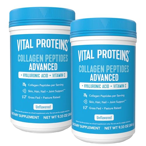 Vital Proteins Collagen Peptides with Hyaluronic Acid and Vitamin C, Shrink-Wrapped 