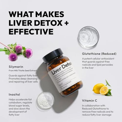 BigVita Liver Detox Vegan Gluten Free Liver Health Supplement Cleanse Detox & Repair