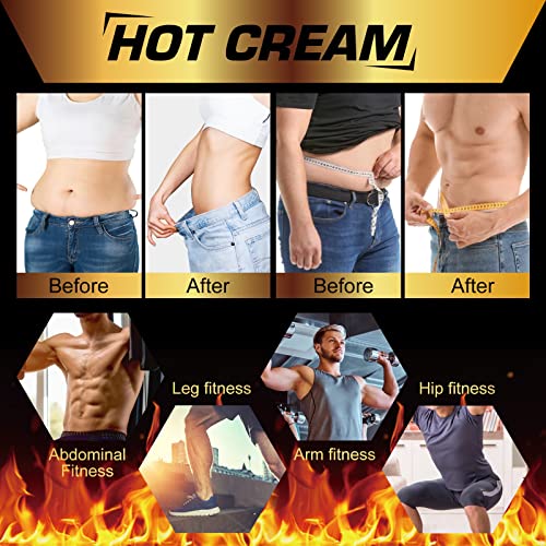 Hot Sweat Cream, Fat Burning Cream for Belly, Natural Sweat Enhancer Cream for Men