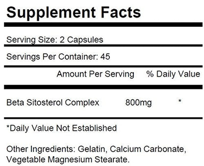 KRK SUPPLEMENTS Bundle Combo for 3 Total Bottles of Beta Sitosterol 800mg