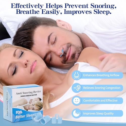 Anti Snoring Devices: Nose Dilator-Expert-Recommended 8-Piece Set