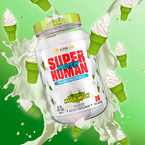 ALPHA LION Superhuman Whey Protein Powder, Great Tasting Pure Whey Protein Isolate