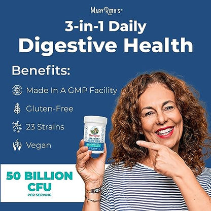 Mary Ruth's 3 in 1 Digestive Health Probiotic, 30 CT