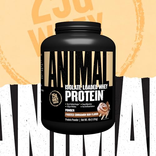 Animal Highly Digestible Isolate Whey Protein Powder – Loaded for Post Workout