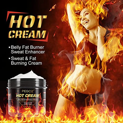 Hot Sweat Cream, Fat Burning Cream for Belly, Natural Sweat Enhancer Cream for Men